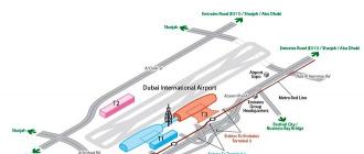 Международный аэропорт дубай схема терминалов, план аэропорта, трансфер в город