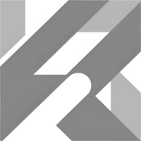 Минималистичный абстрактный логотип компании Майами Курск в серых тонах на белом фоне
